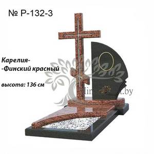 Эксклюзивный памятник в виде креста № Р-132-3