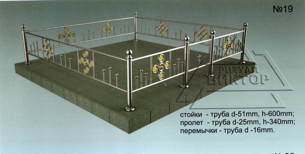 Купить Ограду Нержавеющую Н О 1